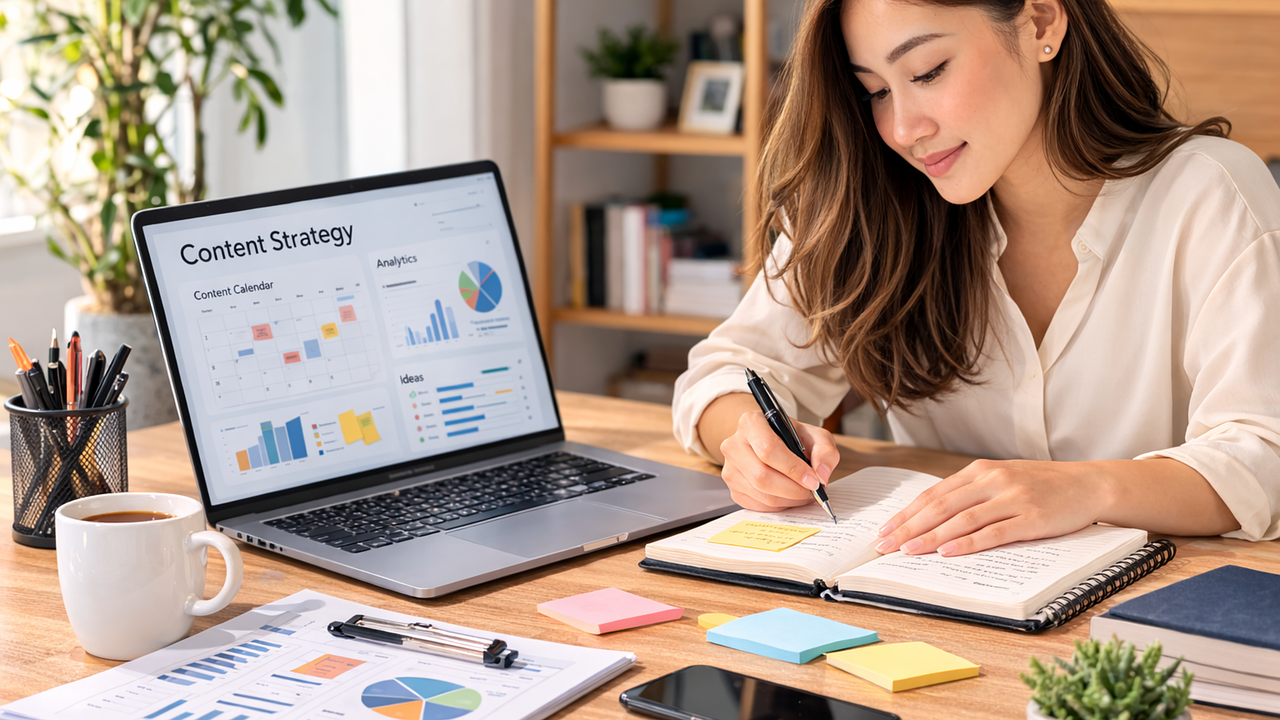 services-04 digital marketing, content strategy, content planning, marketing strategy, content marketing, digital marketer, online marketing, social media marketing, laptop workspace, business planning, freelancer workspace, remote work, home office, modern workspace, productivity, creative professional, marketing professional, work from home, online business, marketing dashboard, entrepreneur workspace, marketing analysis, professional workspace, generated